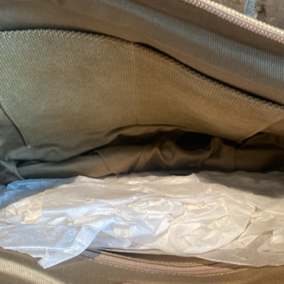 Canvas and Leather Peacock Tote Bag Designed by Childhood Cancer Survivor - Picture 8 of 12